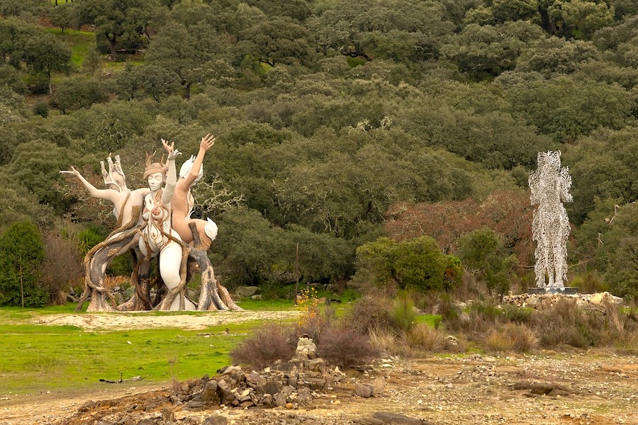 Winter landscape at Boomland