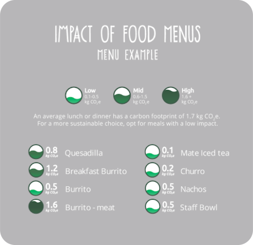 Boom Festival food impact infographic